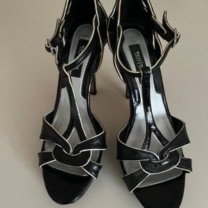 White House Black Market - Black & White Stiletto Heels Size 7.5